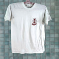 Vintage Alhambra Spain Shirt Womens Sz M White 70s T Shirt Graphic Art Deco Sportswear Tag