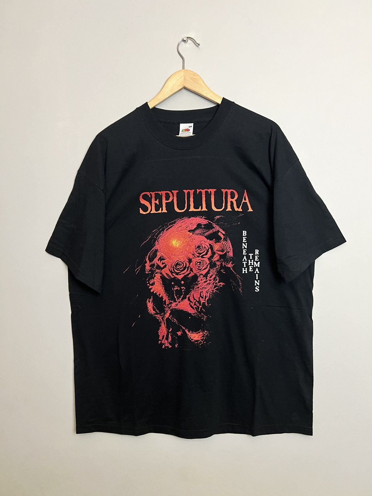 Band Tees Rare 00s Sepultura Beneath Thrash Metal Band Tshirt Grail Hoodie, Sweatshirt | FlexRushtees.com