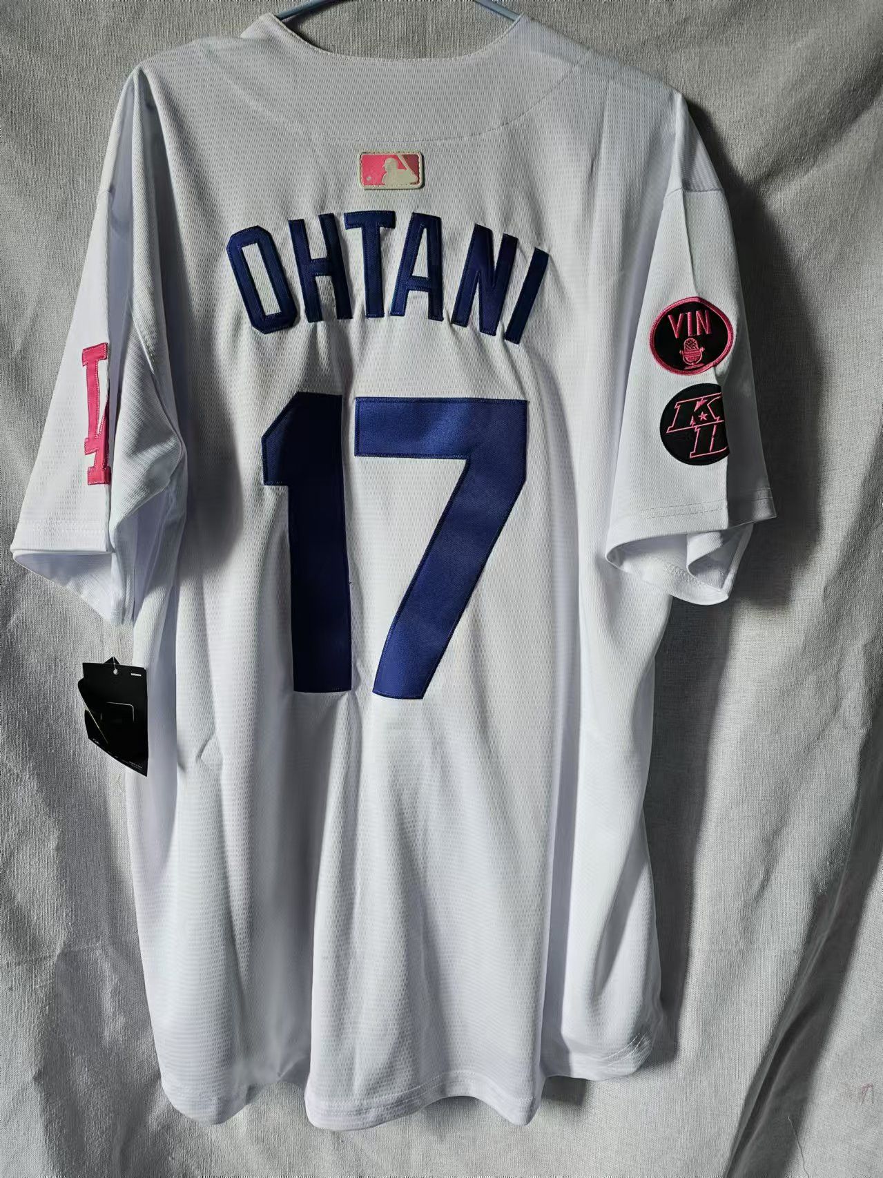 Mlb Dodgers 17 Shohei Ohtani Jersey L T-Shirts, Hoodie, Sweatshirt | FlexRushtees.com