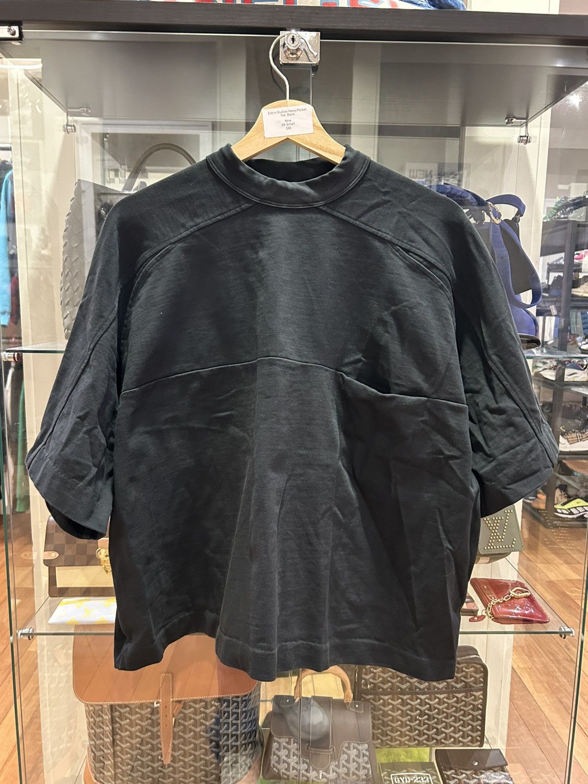 Studios Entire Studios Pocket Tee Black Hoodie, Sweatshirt | FlexRushtees.com