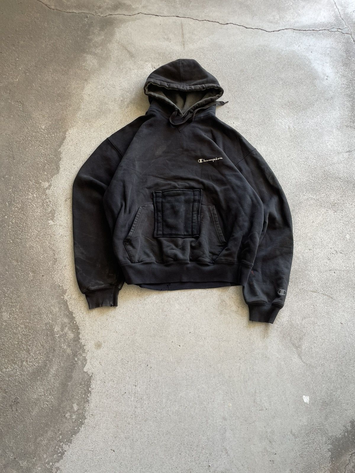 Vintage Sun Faded Champion Double Pocket Hoodie T-Shirts, Sweatshirt | FlexRushtees.com
