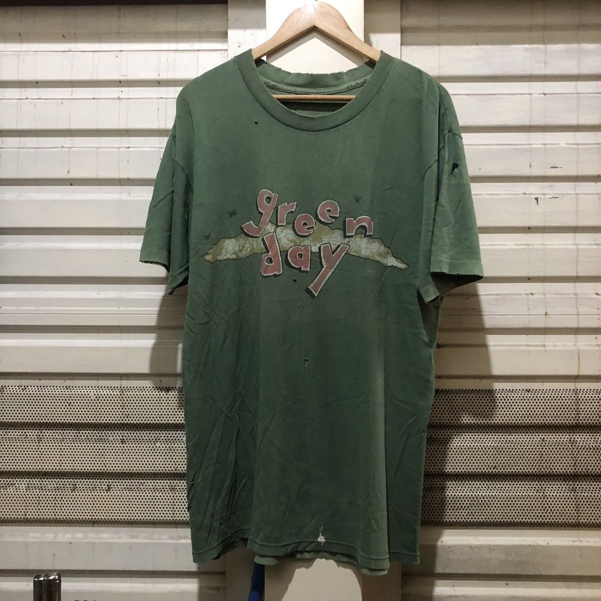 Vintage Green Day Dookie Tee Hoodie, Sweatshirt | FlexRushtees.com