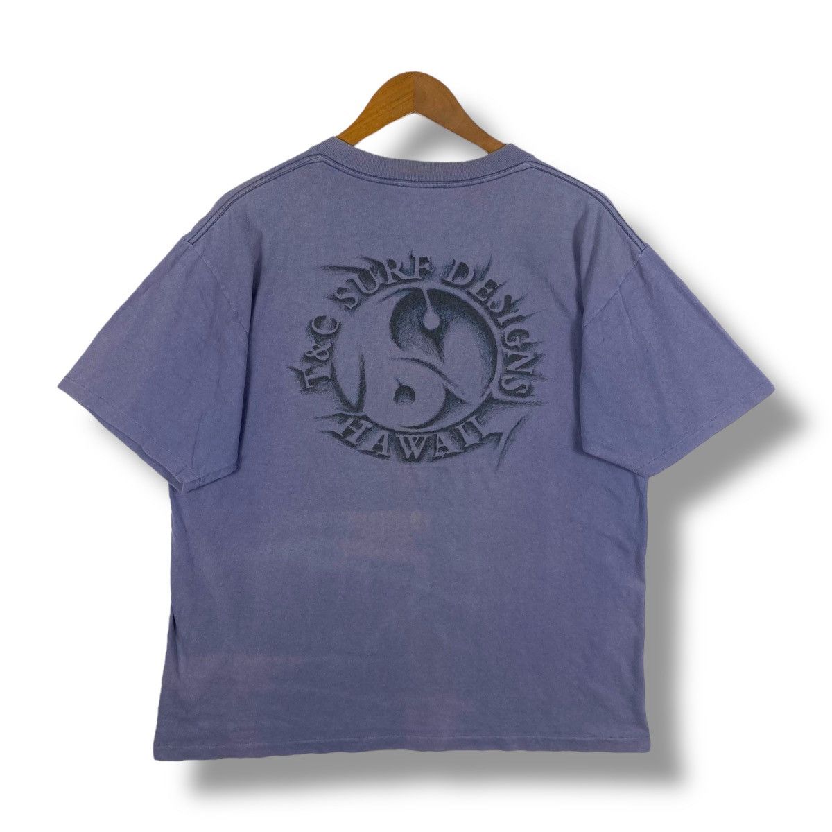 Vintage 80 S T C Surf Designs Hawaii Sunfaded Surf Tee Hoodie, Sweatshirt | FlexRushtees.com