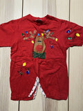 Vintage Anvil Rudolph The Red Nosed Reindeer Onesie Baby M