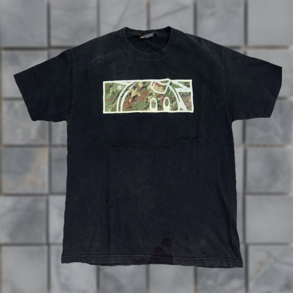 Hundreds Vintage The Hundreds Camo Box Logo T Shirt Black L Mens Shirt 21x28 Streetwear Graffiti Hoodie, Sweatshirt