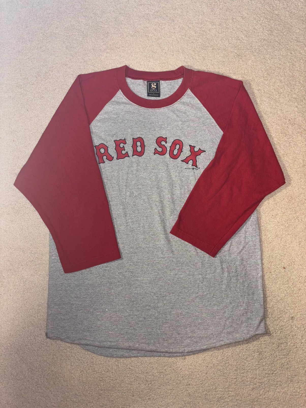 Gear For Sports Vintage 2004 Boston Red Sox Shirt Mens L Long Sleeve Mlb Y2k