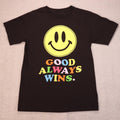 Other Good Always Wins Shirt Small Happy Face Print Psychedelic