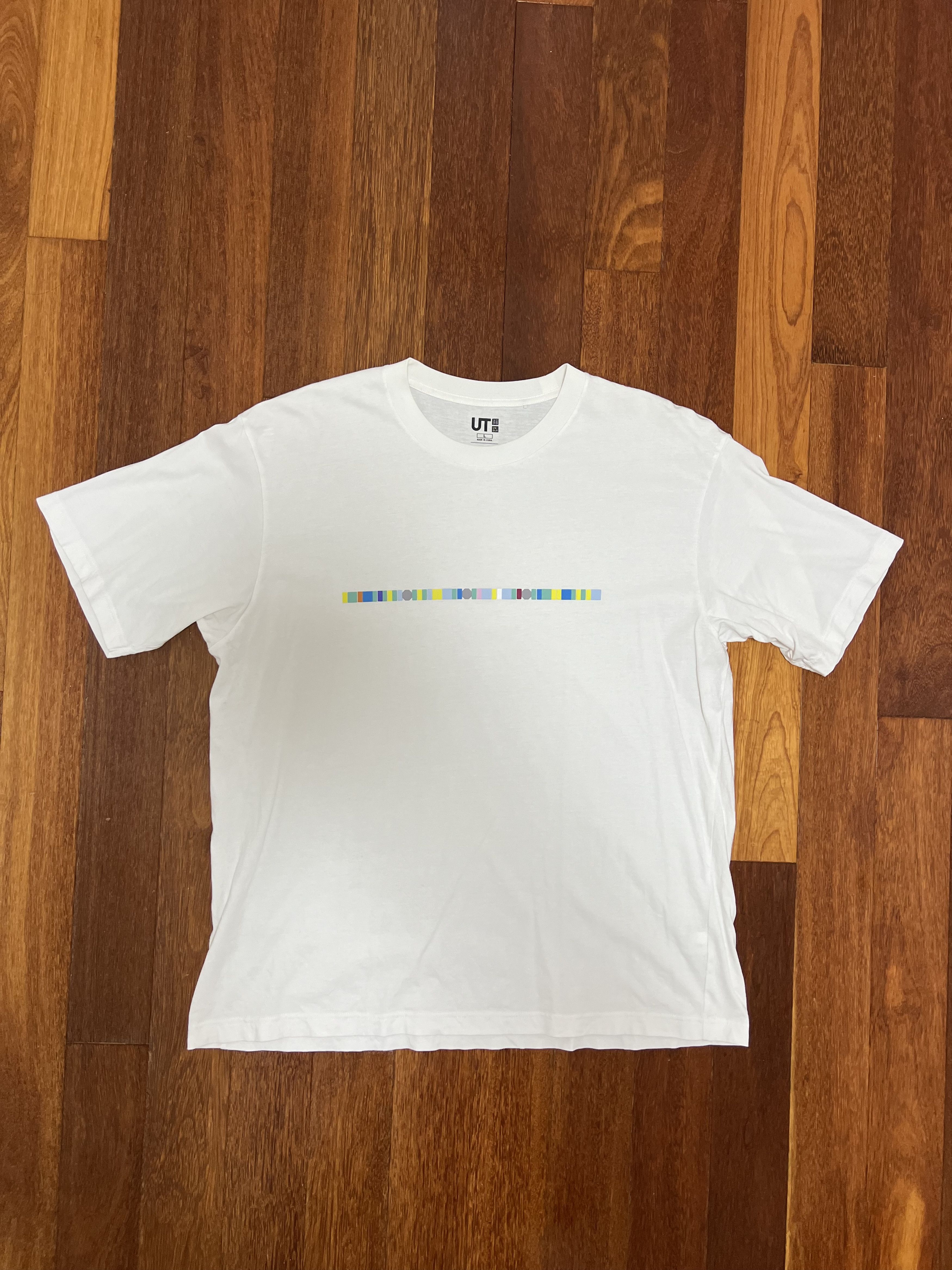Uniqlo X Peter Saville Blue Monday White Tee Hoodie, Sweatshirt | FlexRushtees.com