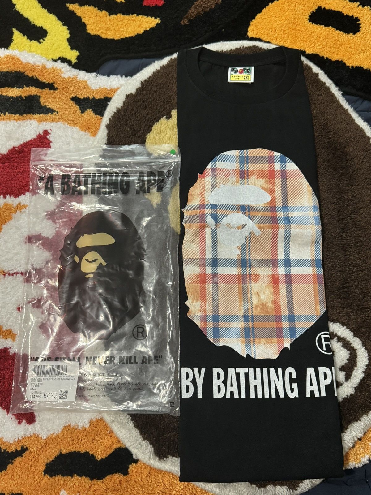 Bape Bleached Ape Head By Bathing Ape Tee Xxl Hoodie, Sweatshirt | FlexRushtees.com