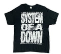 Band Tees System Of A Down Soad Script Spellout Band Tee Hoodie, Sweatshirt | FlexRushtees.com