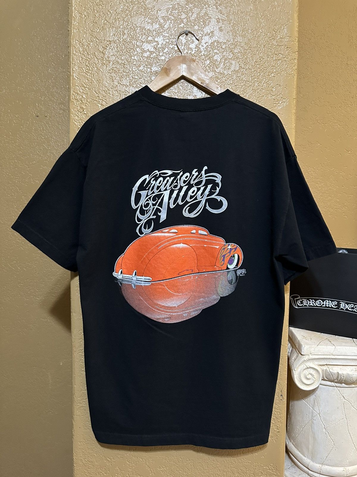 Vintage Greasers Alley Hot Rod Customs Tee Xl Hoodie, Sweatshirt | FlexRushtees.com