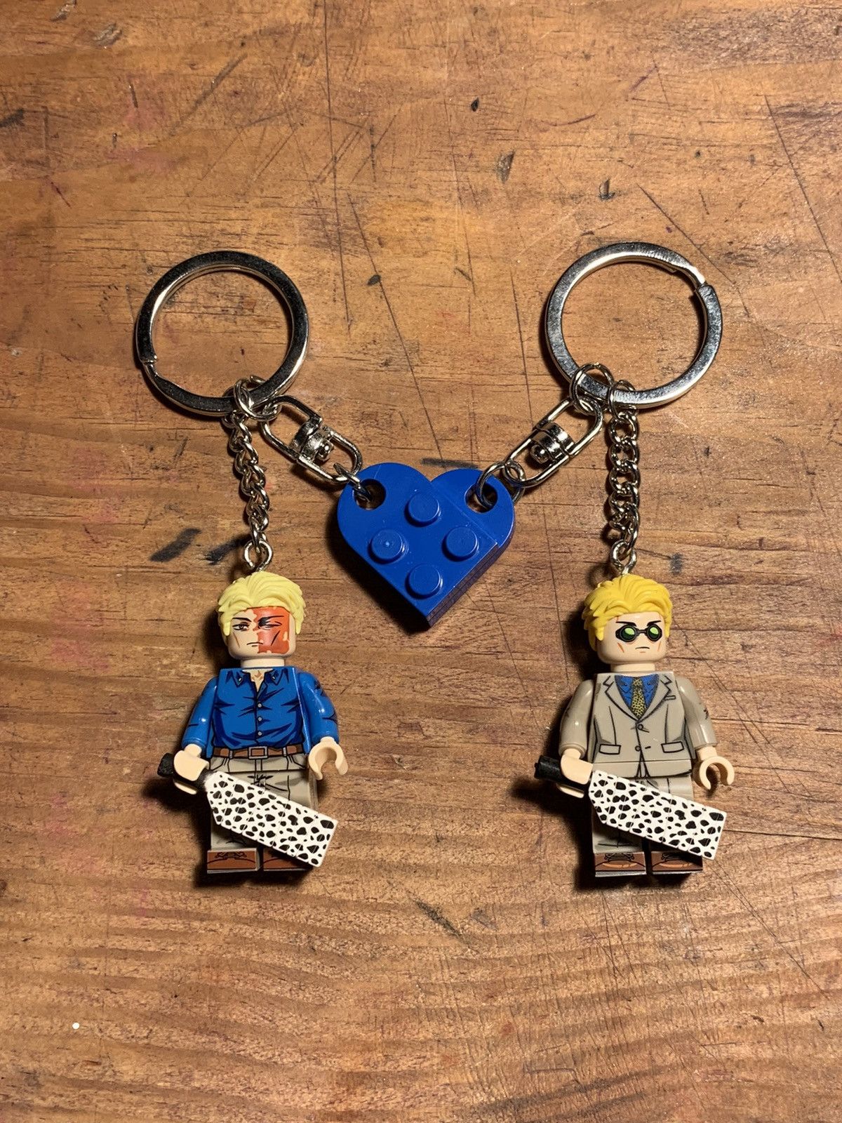 Anime Jujutsu Kaisen Nanami Kento Custom Anime Minifigure Keychain