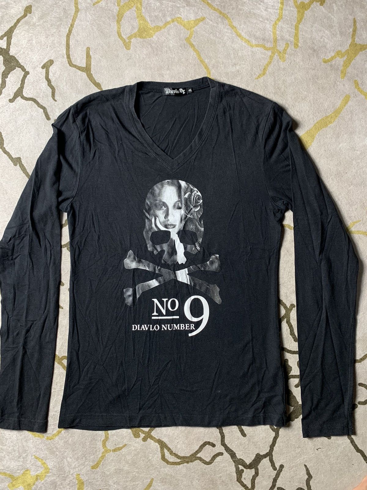 Japanese Brand X Vintage Diavlo Number 9 Longsleeve