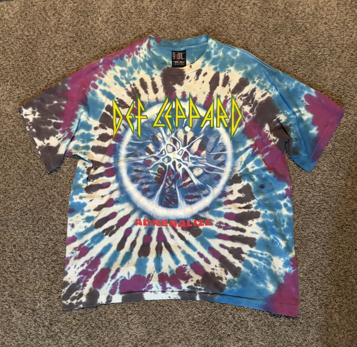 Giant Rare Vintage Def Leppard 1990 S Shirt