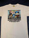 Street Fighter Hadoken Banana White Tee Large