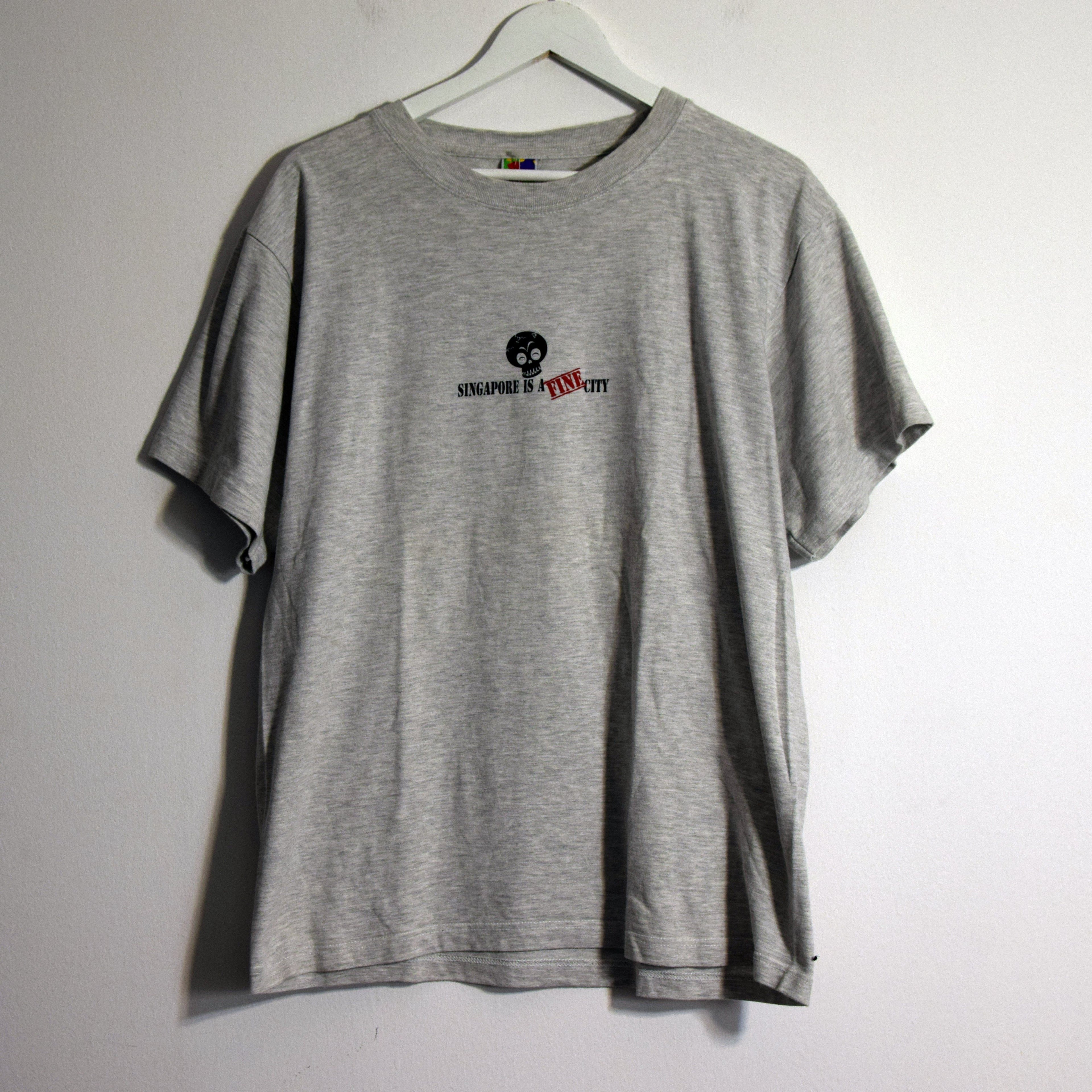 Vintage 90s Y2k Singapore Graphic Design Funny Vintage T Shirt Xl Hoodie, Sweatshirt | FlexRushtees.com