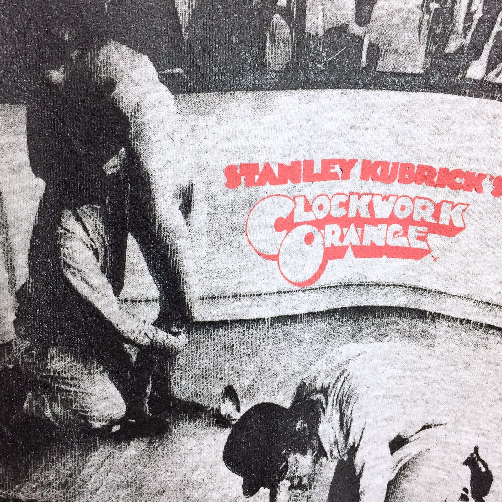 Vintage Clockwork Orange Home Invasion Rape Scene Kubrick Hanes Tag