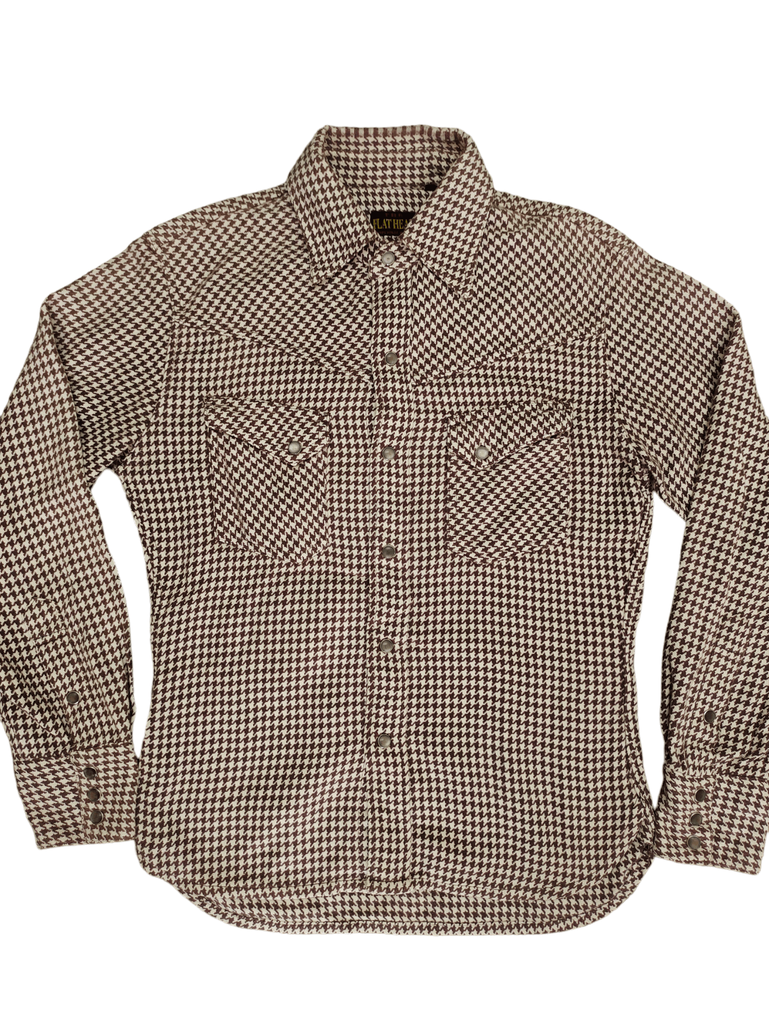 The Flat Head Vintage The Flat Head Japan Shark Tooth Western Shirt Hoodie, Sweatshirt | AU16VibeMintTees.com