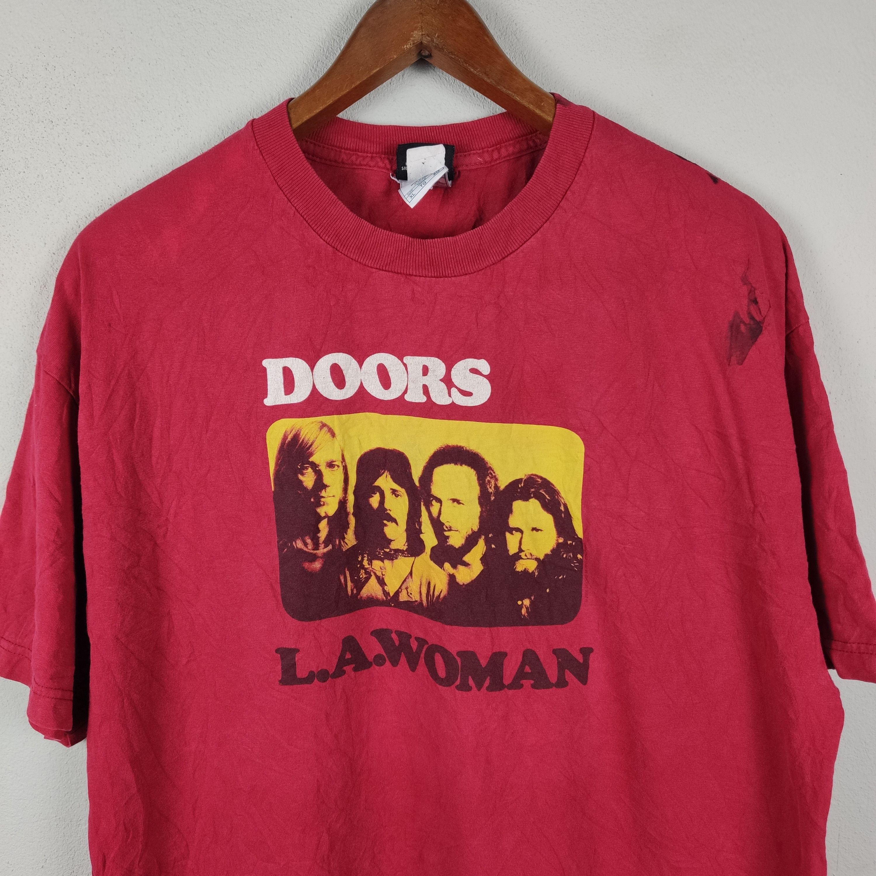 Band Tees Doors L A Woman 70s Reproduction T Shirt