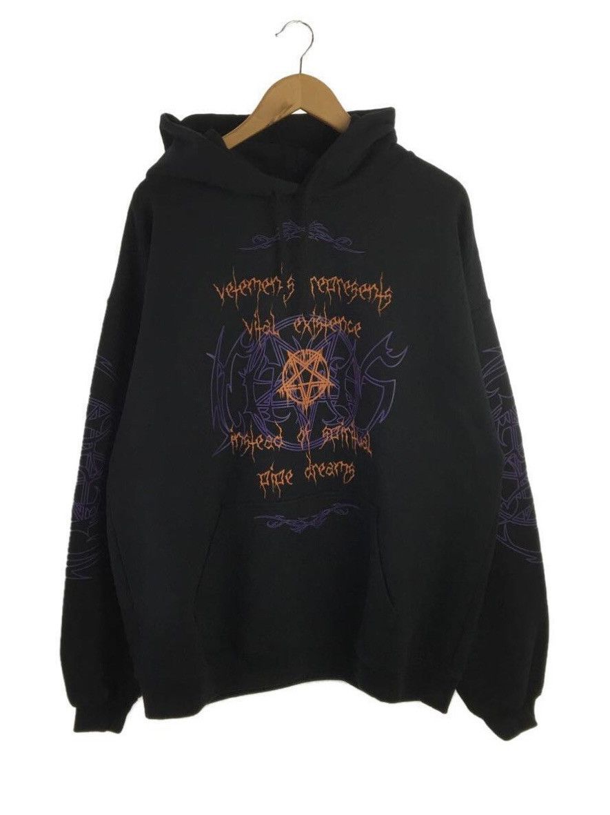 Vetements Vital Existence Hoodie Size S T-Shirts, Sweatshirt | FlexRushtees.com