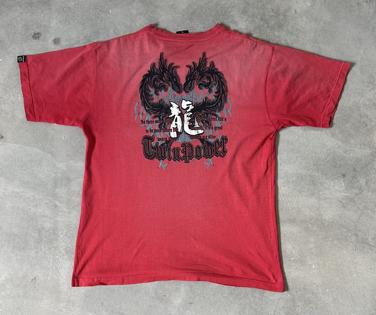 Japanese Brand Vintage Ted Walker Twin Power Dragon Japan Tee Hoodie, Sweatshirt | FlexRushtees.com