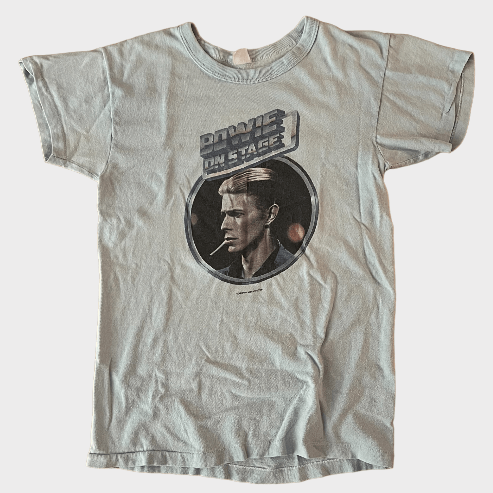 Vintage 1976 David Bowie Vintage Tour Band Rock Tee Shirt 70s 1970s