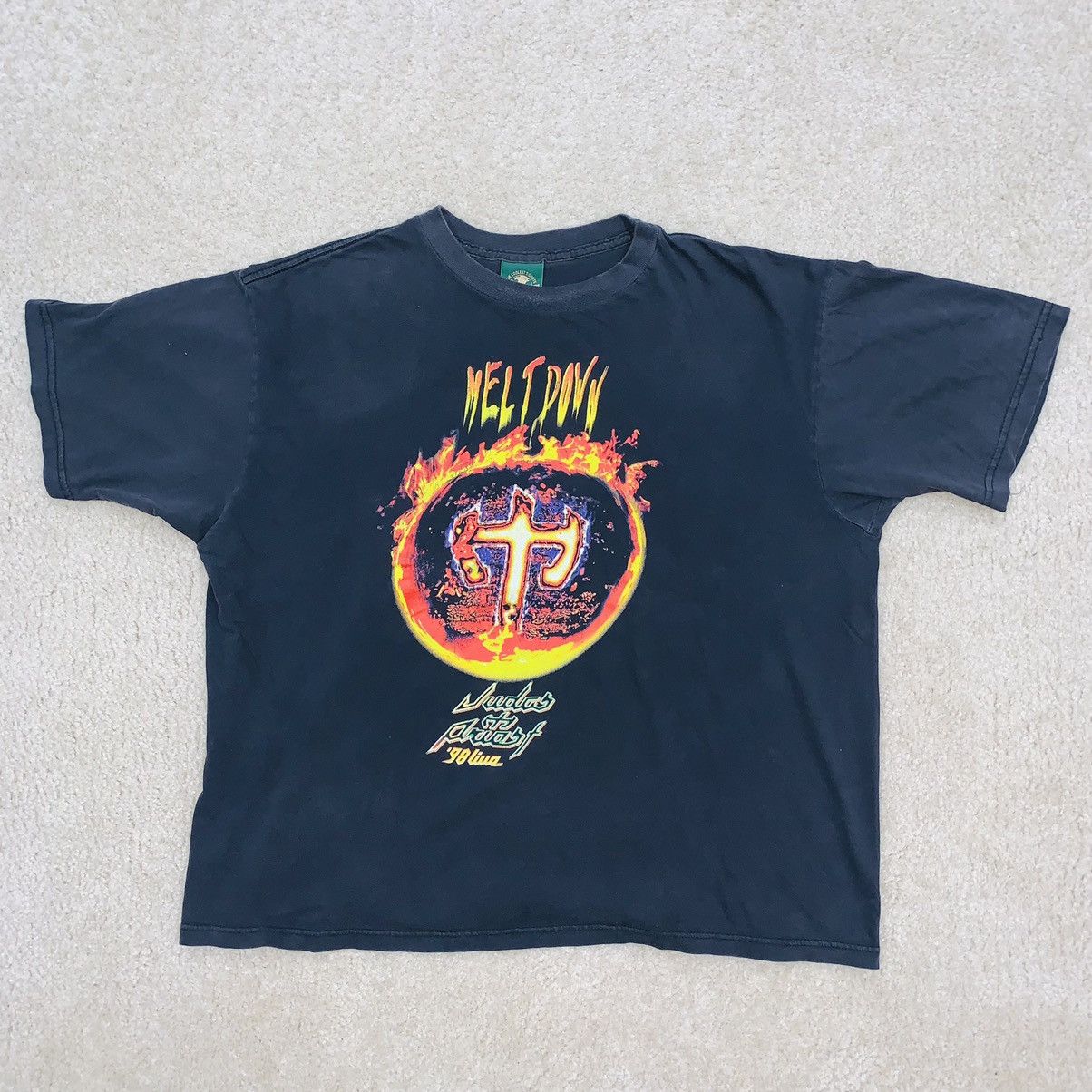 Vintage 98 Judas Priest Meltdown Boxy Tshirt Hoodie, Sweatshirt | FlexRushtees.com