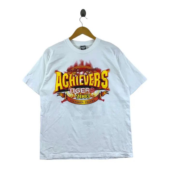Vintage 2003 Hanshin Tigers Achievers Baseball Tee Shirt Hoodie, Sweatshirt | FlexRushtees.com