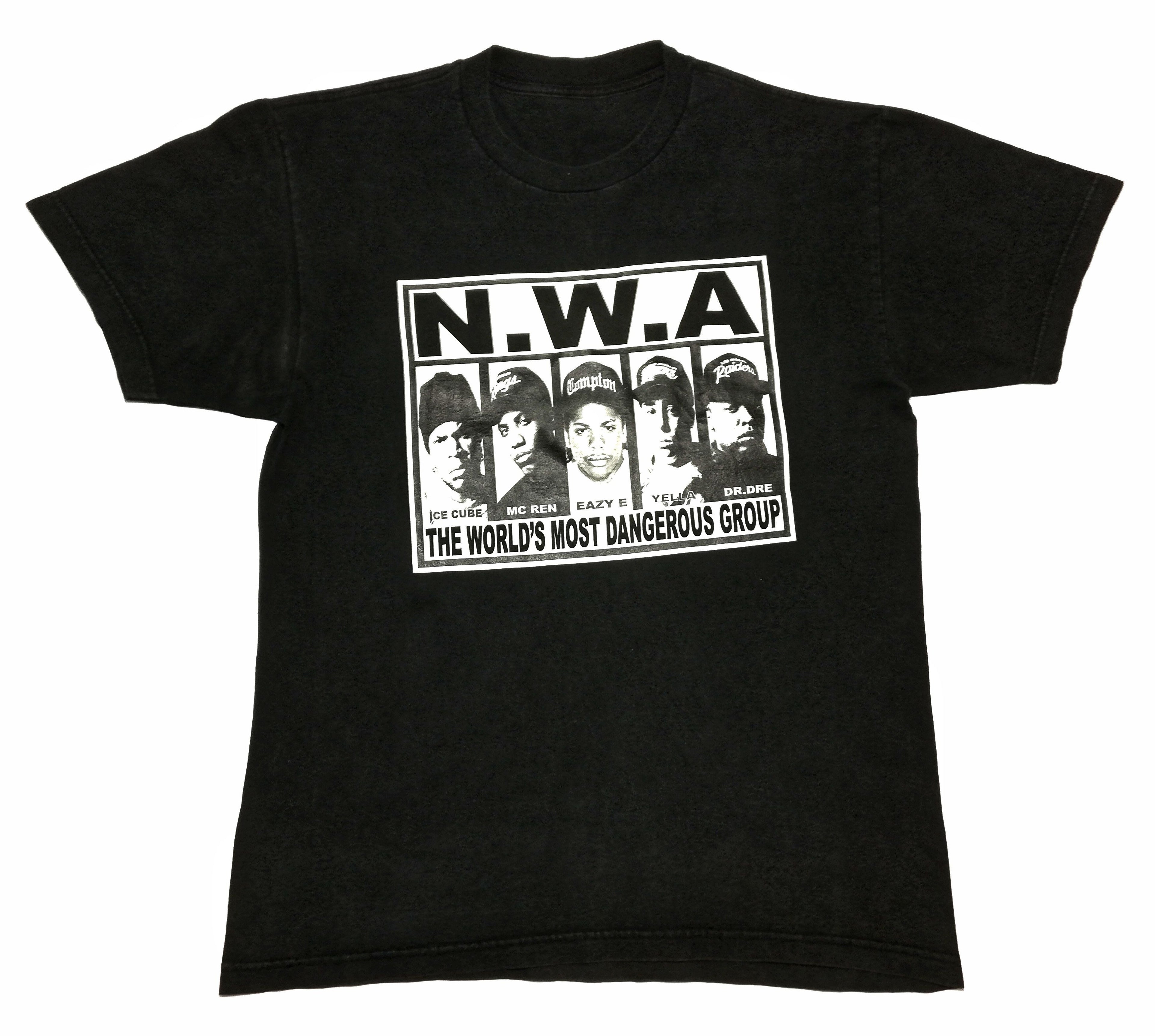 Rap Tees X Vintage 90 S Band Tees N W A Faded Black Hip Hop Tshirts Cotton Hoodie, Sweatshirt | FlexRushtees.com