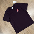 Casablanca Burgundy Logo Patch Short Sleeve Tee Medium Hoodie, Sweatshirt | FlexRushtees.com