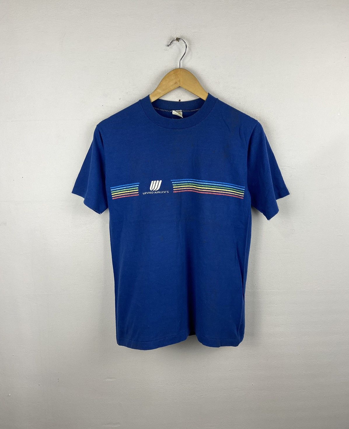 Vintage Vinyage 70s United Airlines Paperthin Tee