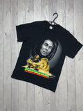 Vintage Bob Marley Tee Big Logo Lion Size M Hoodie, Sweatshirt | FlexRushtees.com