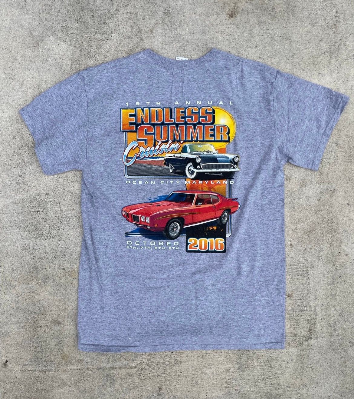 Gildan Endless Summer Cruisin 2016 T Shirt Ocean City Maryland