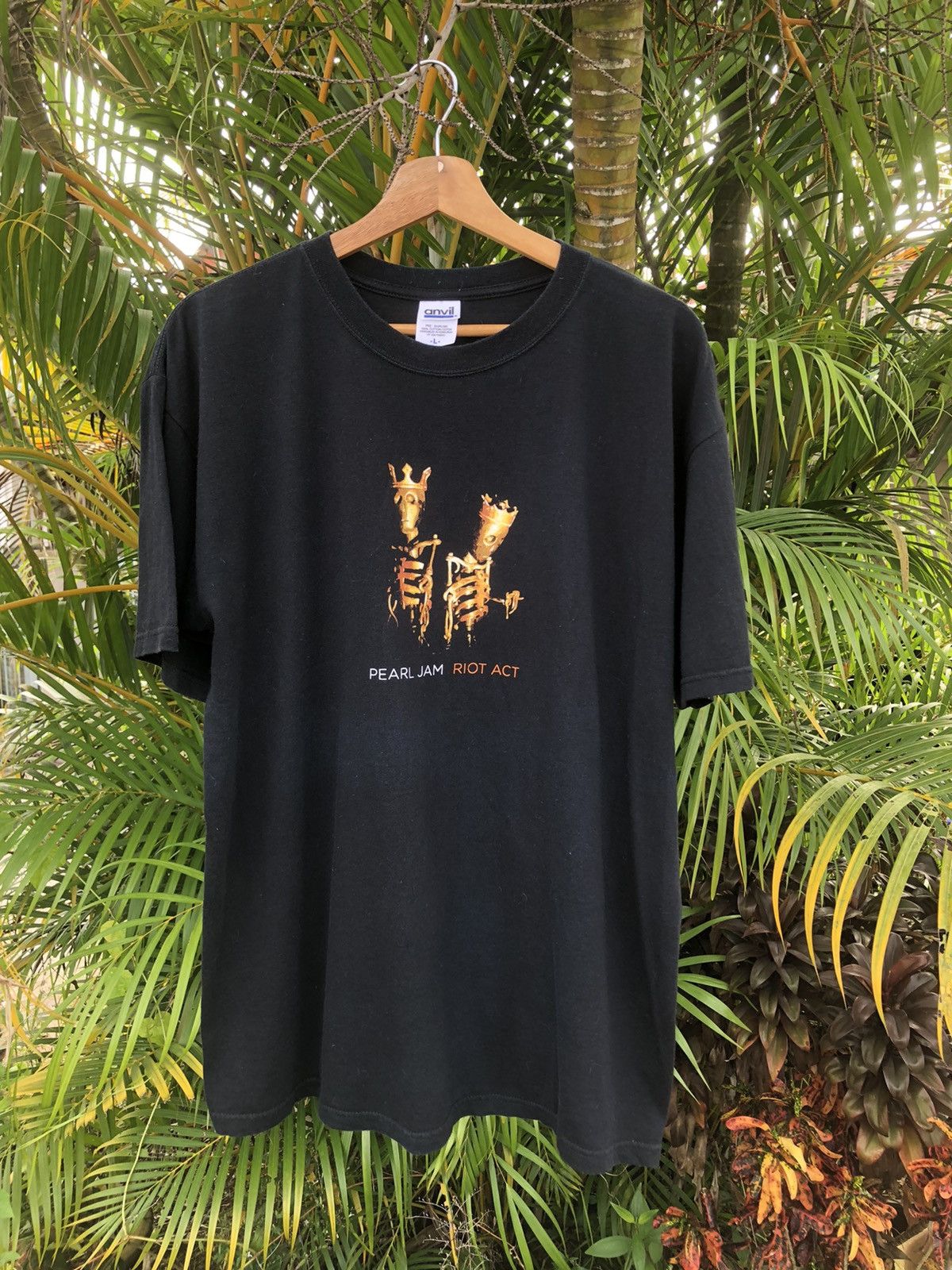 Band Tees Last Drop Vintage 2003 Pearl Jam Riot Act Tour Tee Hoodie, Sweatshirt | FlexRushtees.com