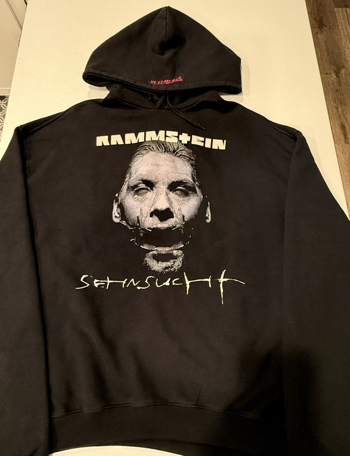Vetements Rammstein Oversized Hoodie Aw18 T-Shirts, Sweatshirt | FlexRushtees.com