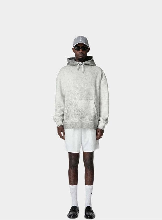 Acne Studios 48 M Bulky Black Bleached Hoodie