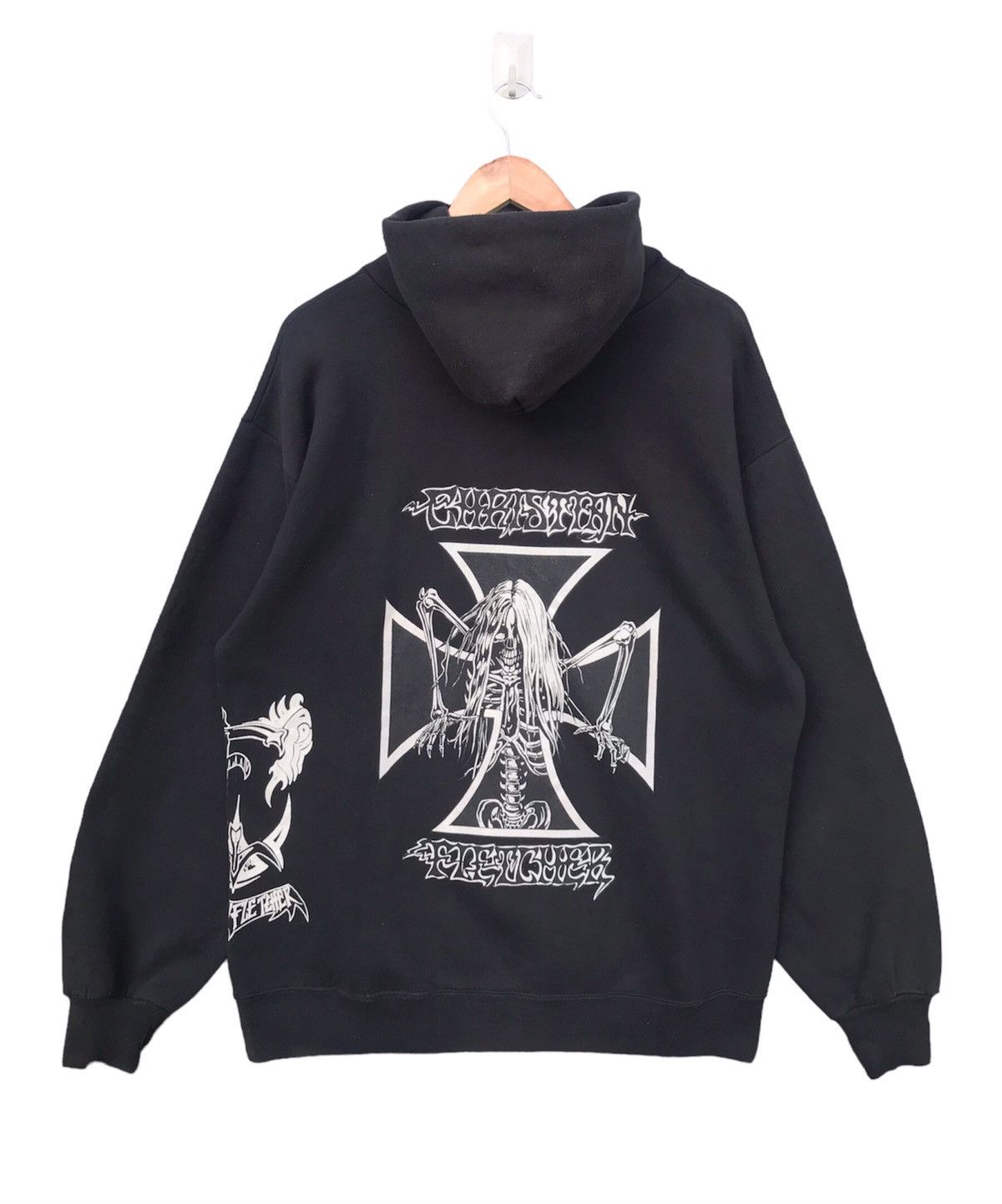Vintage Faded 90s Christian Fletcher Printed Hoodie T-Shirts, Sweatshirt | FlexRushtees.com
