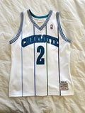 Mitchell Ness Authentic Charlotte Hornets Larry Johnson Nba Jersey