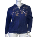 Factory Quacker Factory Patriotic Embroidered Embellished Hoodie