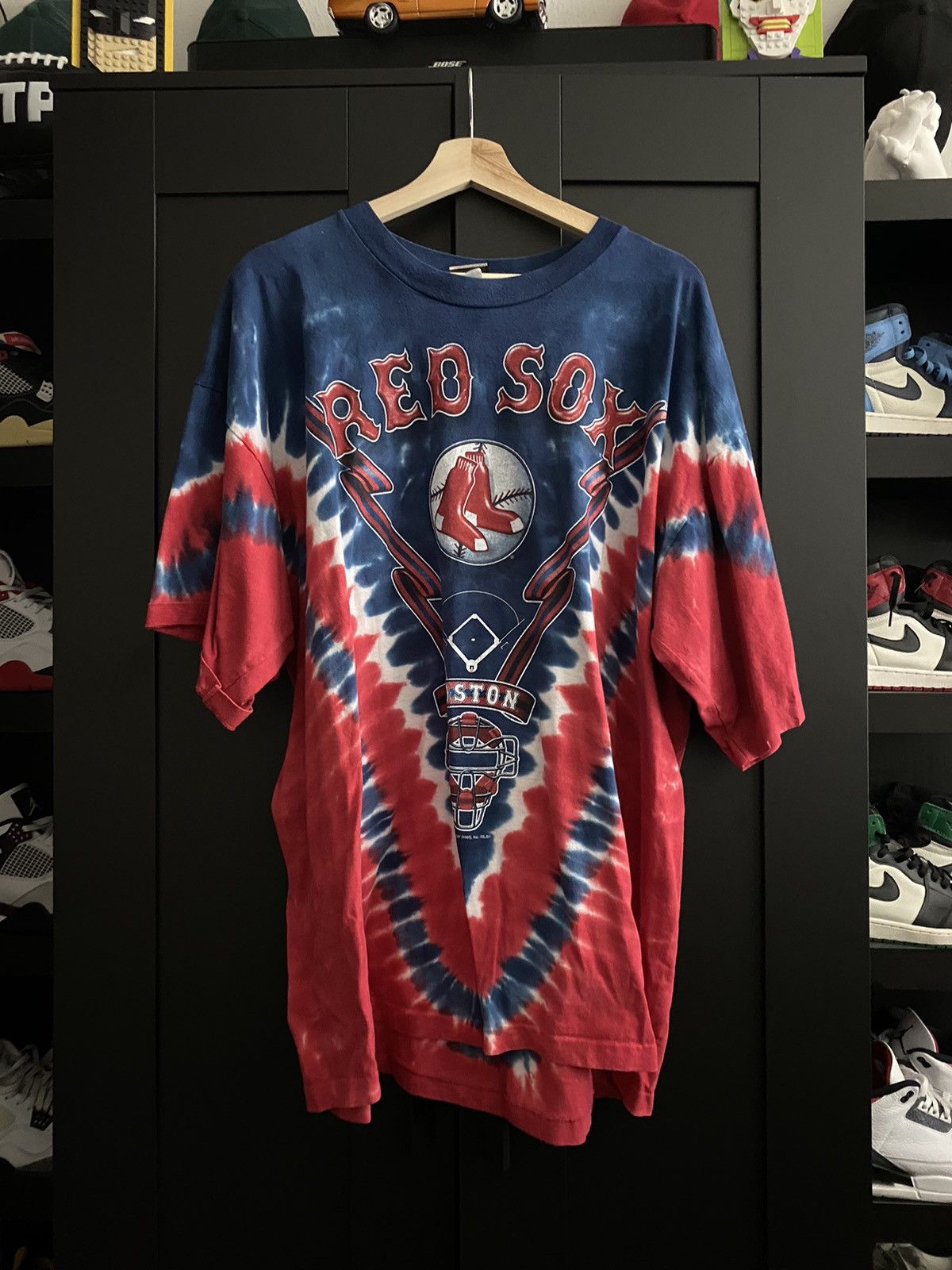 Vintage Liquid Blue Boston Red Sox Tie Dye