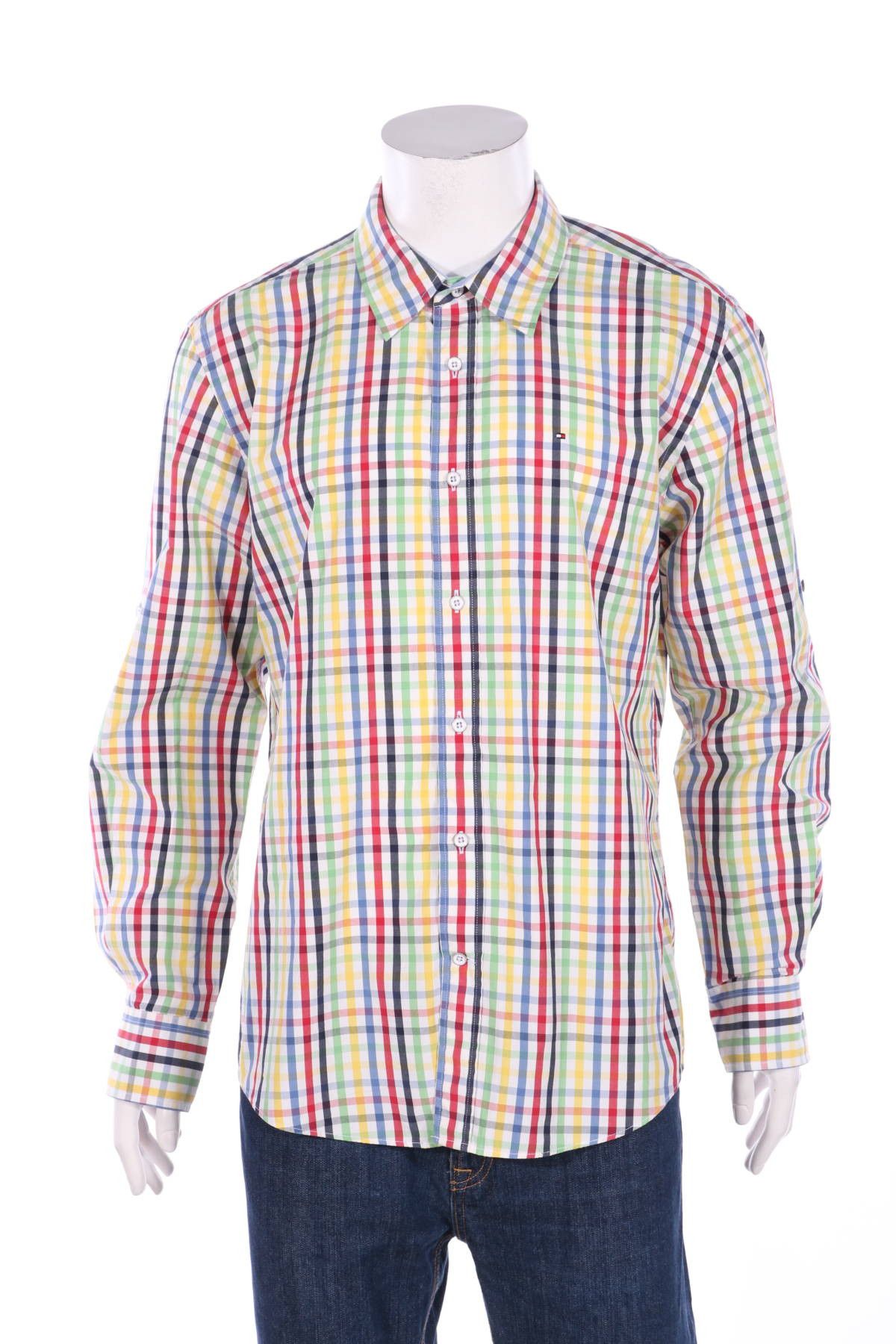Hilfiger Tommy Hilfiger Tartan Check Cotton Shirt Hoodie, Sweatshirt | AU16VibeMintTees.com