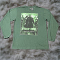 Vintage The Matrix Shirt Giant Men Crew Neck Long Sleeve Graphic Print Green M Logo 2000s Mo