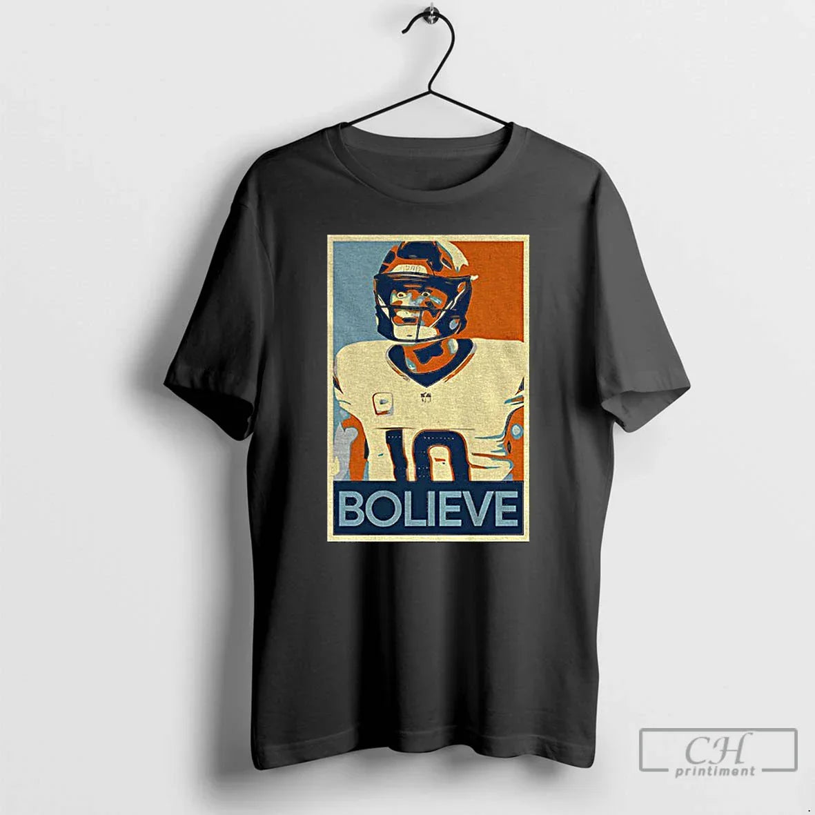 Classic Bo Nix Bolieve Hope Broncos Statement T-Shirts, Hoodie, Sweatshirt
