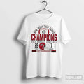 Classic Georgia Bulldogs 2025 Sec Football Champions Score T-Shirts, Hoodie, Sweatshirt