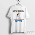 Classic Grinch Woodstock Friends Are People Who Make You Smile Brighter Laugh Louder T-Shirts, Hoodie, Sweatshirt