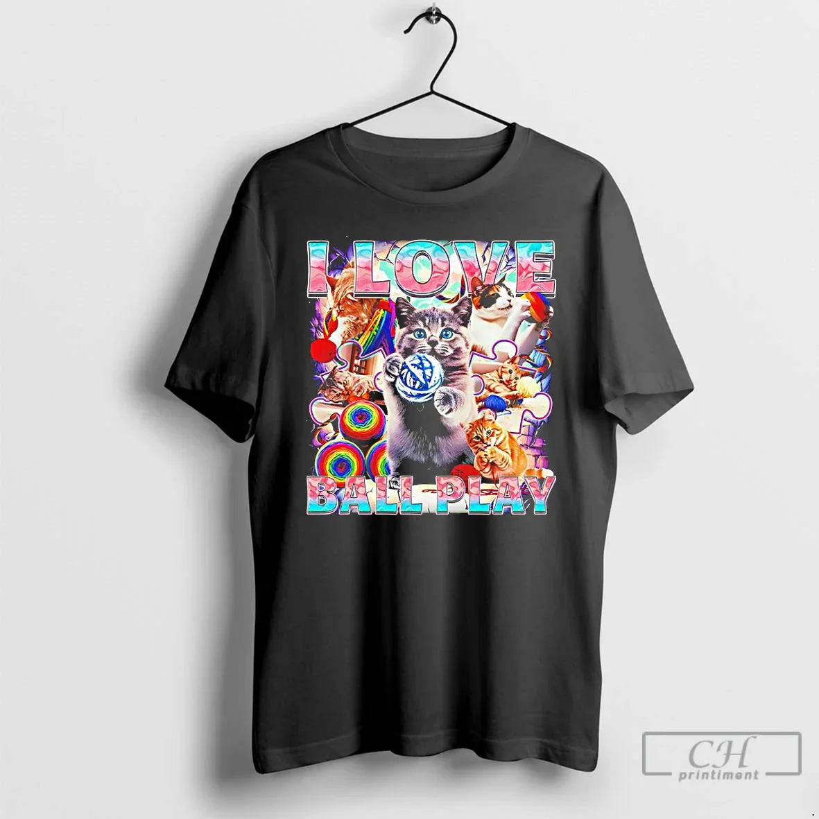 Classic I Love Ball Play Cats T-Shirts, Hoodie, Sweatshirt