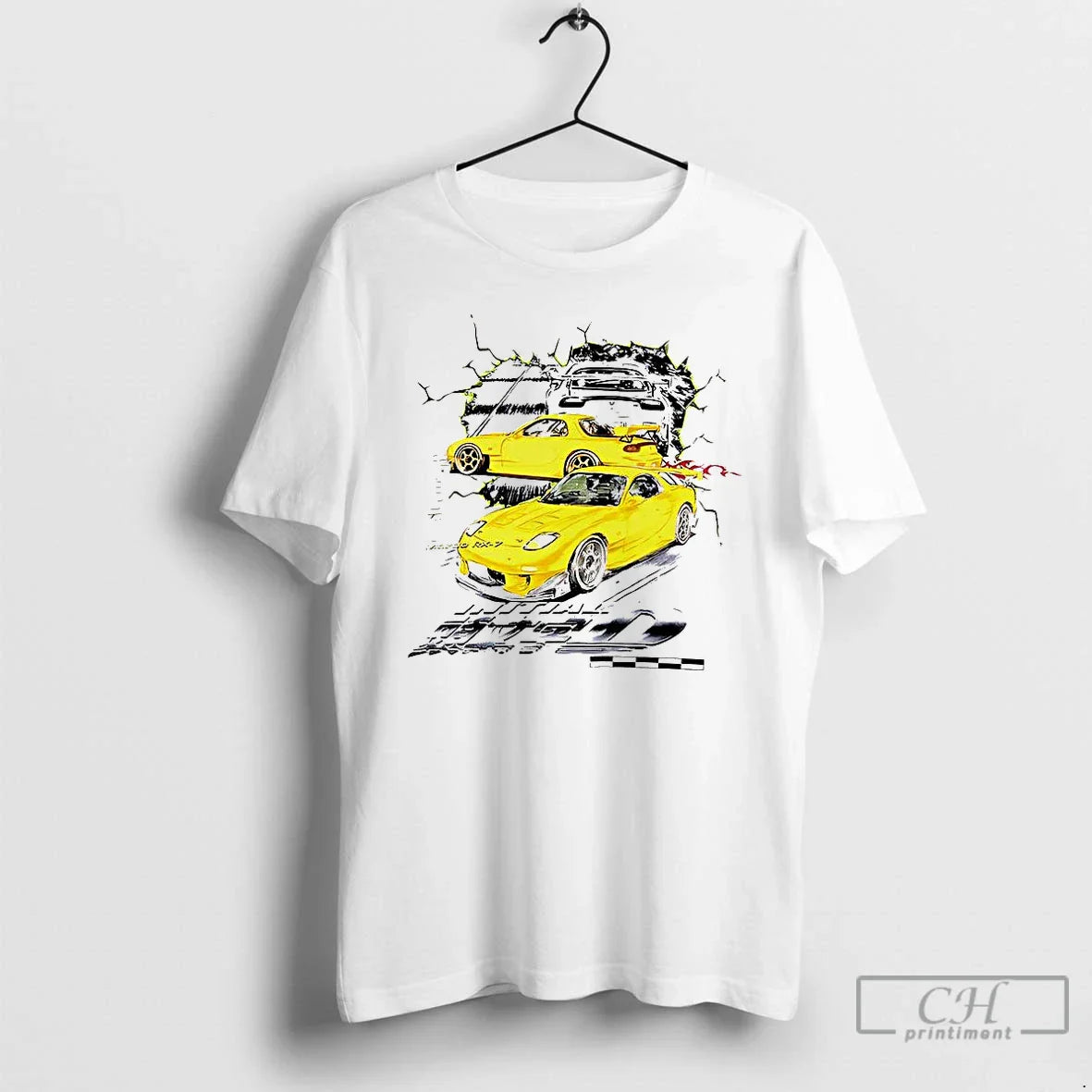 Classic Initial D 1991 Mazda Rx7 Drift Manga T-Shirts, Hoodie, Sweatshirt