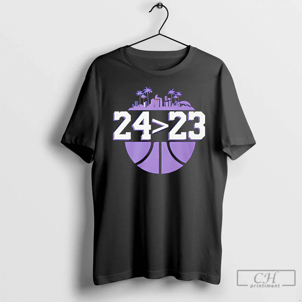 Classic Los Angeles Lakers Basketball 24 23 City Skyline T-Shirts, Hoodie, Sweatshirt