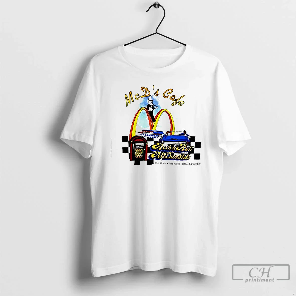 Classic Mcdonalds Cafe Rock N Roll Vintage T-Shirts, Hoodie, Sweatshirt
