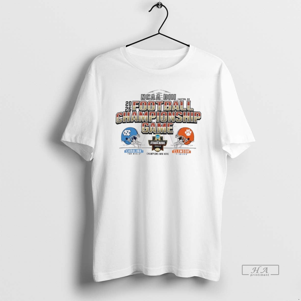 Official 2026 Ncaa Diii Stagg Bowl Canton Oh Football Championship Game North Carolina Tar Heels T-Shirts, Hoodie, Sweatshirt